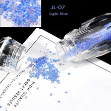 Load image into Gallery viewer, New 1Bottle Mini Glitter Caviar Micro Crystal Beads 3D Nail Art Rhinestone Decorations DIY Pixie Design Manicure Accessories