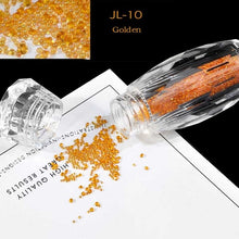 Load image into Gallery viewer, New 1Bottle Mini Glitter Caviar Micro Crystal Beads 3D Nail Art Rhinestone Decorations DIY Pixie Design Manicure Accessories