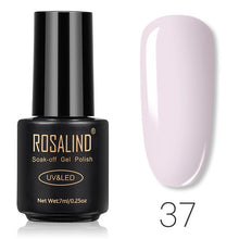 Load image into Gallery viewer, ROSALIND Nail Gel Polish 7ML Pure Color Soak-Off UV Gel Long-lasting Nail Varnish Nail Art Nail Gel Polish