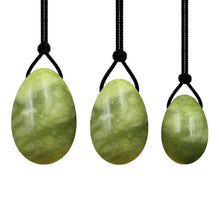 Load image into Gallery viewer, Rose Quartz Yoni Egg Set Natural Jade Eggs Women Kegel Exerciser Vaginal Muscles Tightening Ball Massage Yoni Wand Jade Massager