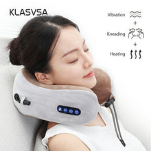 Load image into Gallery viewer, Electric Neck Massager U shaped Pillow Multifunctional Portable Shoulder Cervical Massager Outdoor Home Car Relaxing Massage
