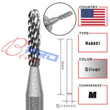 Load image into Gallery viewer, Proberra 29 type discount Carbide Tungsten barrel stable shank Accessories Cutter pedicure nail milling drill bits