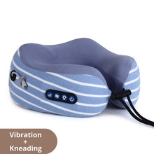 Load image into Gallery viewer, Electric Neck Massager U shaped Pillow Multifunctional Portable Shoulder Cervical Massager Outdoor Home Car Relaxing Massage