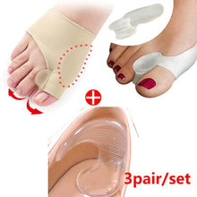 Load image into Gallery viewer, Hallux Valgus Bunion Corrector Toe Separator Pedicure Tools Cushion Pad Bone Thumb Straightener Anti Rubbing Pad Shoes Stickers