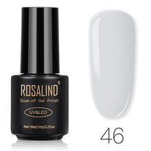 Load image into Gallery viewer, ROSALIND Nail Gel Polish 7ML Pure Color Soak-Off UV Gel Long-lasting Nail Varnish Nail Art Nail Gel Polish
