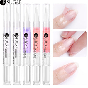 UR SUGAR 5ml Nail Nutrition Oil Pen Cuticle Revitalizer Oil Prevent Agnail Nail Nourish Skin Oil Nail Treatment Pen Tool