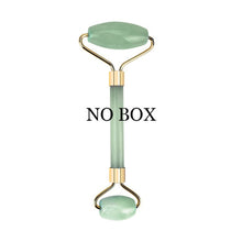 Load image into Gallery viewer, Portable Face Eyes Lift Massager Firm Skin Roller Facial Massage Jade Roller Natural Rose Quartz Stone Eyes Care Tool Gift Box
