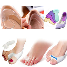 Load image into Gallery viewer, Hallux Valgus Bunion Corrector Toe Separator Pedicure Tools Cushion Pad Bone Thumb Straightener Anti Rubbing Pad Shoes Stickers
