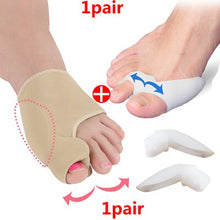 Load image into Gallery viewer, Hallux Valgus Bunion Corrector Toe Separator Pedicure Tools Cushion Pad Bone Thumb Straightener Anti Rubbing Pad Shoes Stickers
