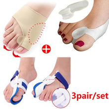 Load image into Gallery viewer, Hallux Valgus Bunion Corrector Toe Separator Pedicure Tools Cushion Pad Bone Thumb Straightener Anti Rubbing Pad Shoes Stickers
