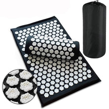 Load image into Gallery viewer, Lotus Acupuncture Massager Mat Set Relieve Stress Back Pain Acupressure Mat Pillow Cushion Massage For Body Neck Foot Relaxation
